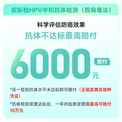 全国四价九价HPV疫苗抗体检测宫颈癌疫苗通用测抗体浓度保护力 HPV疫苗中和抗体检测盒（请选邮寄） 全国 商品图1