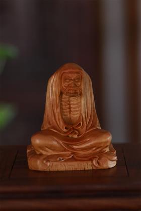 精工达摩°黄杨木小摆件