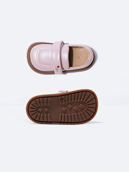 mrbaby女童皮鞋软底面包鞋糖果色2023秋季新品简约宝宝单鞋英伦风 商品图2