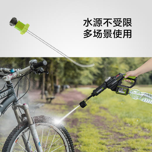 WORX威克士清洗机无线洗车机附件旋转喷头 弯角转接器 球刷擦窗器 商品图2