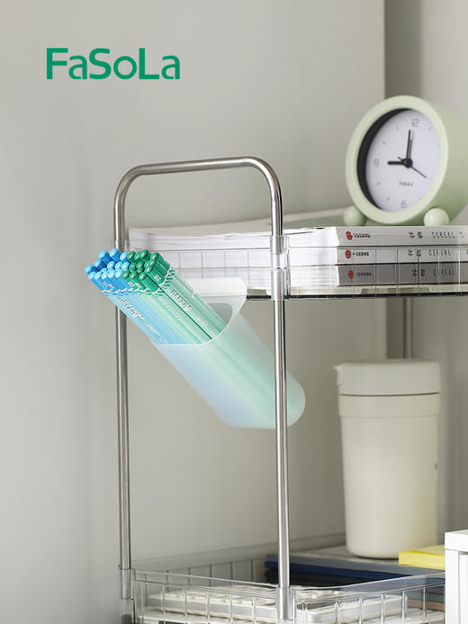 FaSoLa学生女自粘式桌面笔筒 商品图3