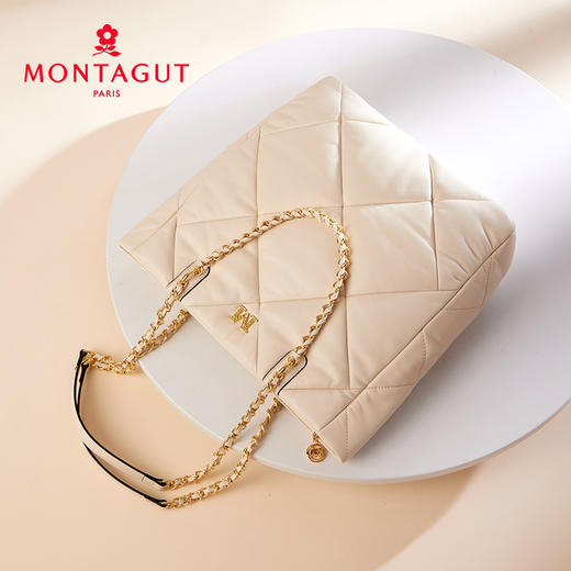 【高级羊皮系列】梦特娇法式精致感通勤托特包 商品图2