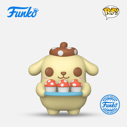 Funko POP Pompompurin Hello Kitty布丁狗与碟子限定手办 73607 商品图0