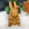 小兔子°黄杨小摆件 商品缩略图0