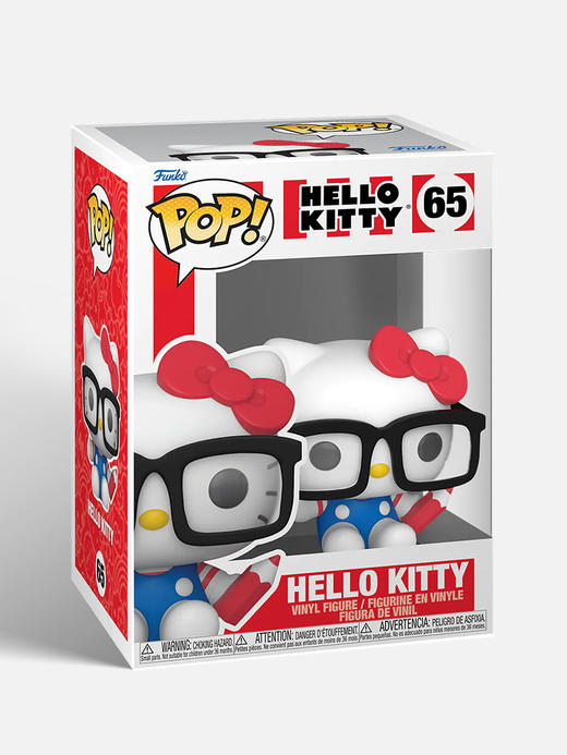 Funko POP Hello Kitty Nerd三丽鸥书呆子凯蒂猫手办摆件 72055 商品图3
