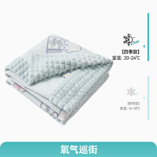 i-baby奈娃联名钻石格不倒绒儿童安抚睡毯 商品图7