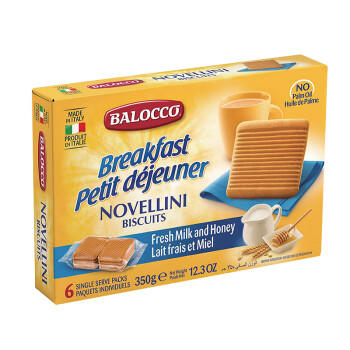 BALOCCO百乐可 奶油蜂蜜饼干350g 意大利进口休闲零食下午茶糕点点心 商品图2