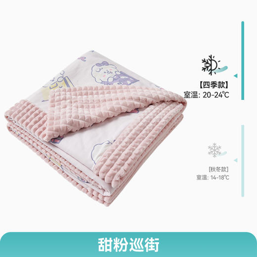 i-baby奈娃联名钻石格不倒绒儿童安抚睡毯 商品图6