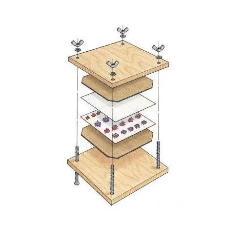 法国 Moulin Roty 茉兰若缇 花园系列花花标本制作木框 	712210 商品图1