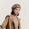 谜底贝雷帽女士2023冬新品复古文艺百搭格子学院风帽子234MQ1962 商品缩略图2