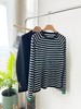 [必入单品] 噢蜜ooomeooo真丝羊毛条纹长袖针织衫 商品缩略图2