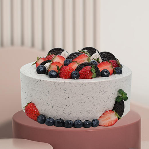 草莓奥利奥生日蛋糕 商品图0