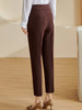 剩S 米思阳2024秋季新款知性百搭纯色休闲裤修身挺括微弹铅笔裤女3055 商品缩略图2