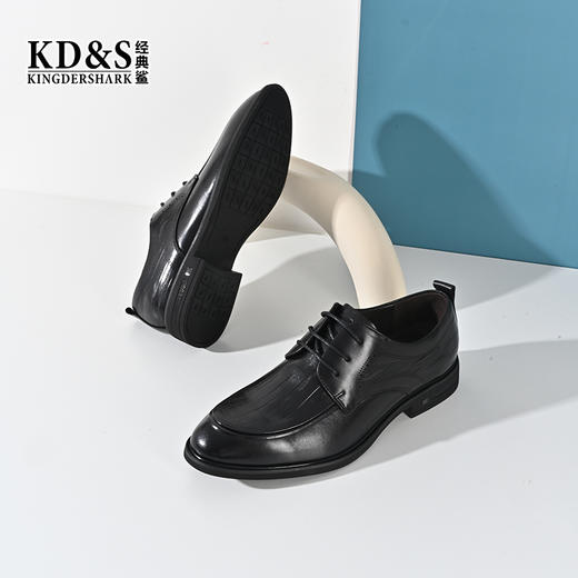 22023经典鲨秋季新款男士正装帅气皮鞋KW259-334061 商品图5