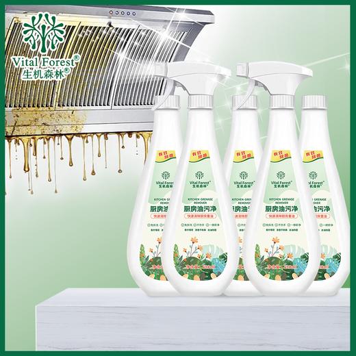 生机森林油污净520ml/瓶*5瓶（送2个泵头） 商品图5