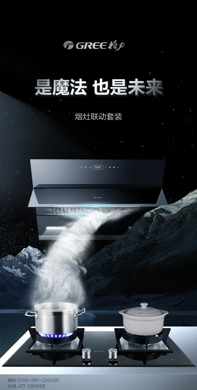 格力·吸油烟机 侧吸式 cxw