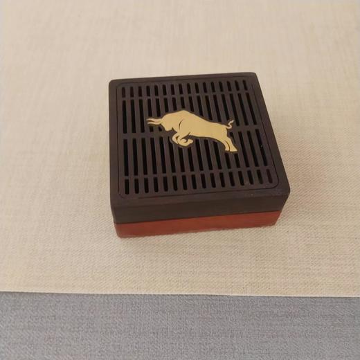 镶铜便携盘单层香盒（随机） 商品图1