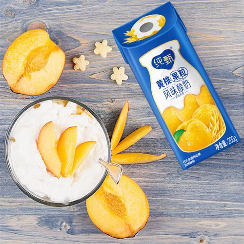 【超市】纯甄果粒酸黄桃燕麦 商品图1