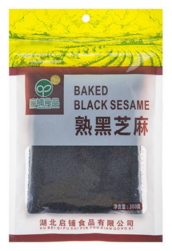 启铺熟黑芝麻300g*2袋