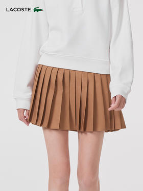 【海南专供价】Lacoste法国鳄鱼女装新款时尚纽扣设计百褶裙短裙JF0760-98