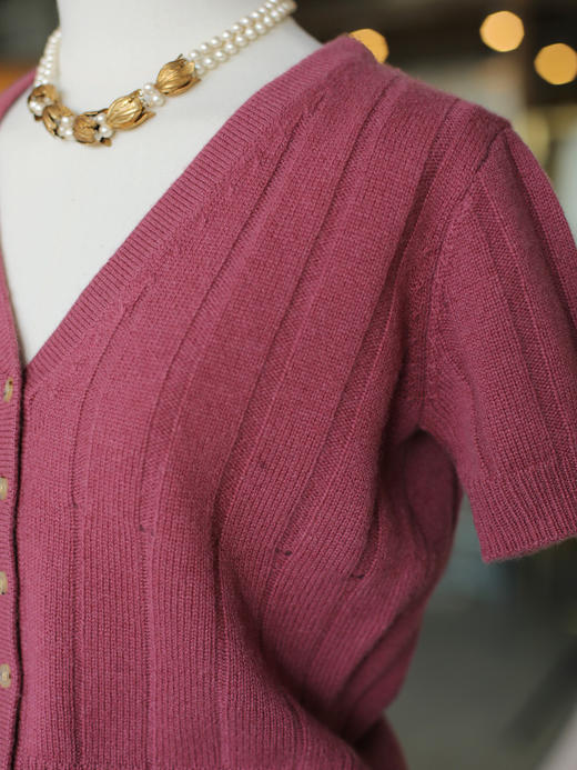 MAISON COVET 纯山羊绒短袖上衣 商品图14