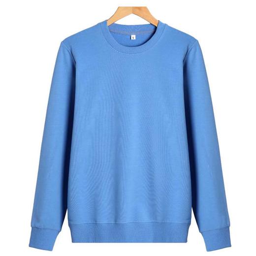 【高品质毛圈面料，设计简约大方！】纯色圆领毛圈卫衣男女无印刷logo卫衣 舒适柔软保暖设计简约大方，适合各种场合穿着！lm 商品图7