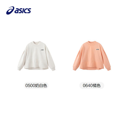 ASICS/亚瑟士童装2023年秋冬男女儿童新款宽松时尚保暖圆领卫衣 商品图4