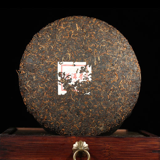 【礼品茶】吉顺号曼松普洱茶生熟双饼礼盒357克*2饼（带礼盒） 商品图6