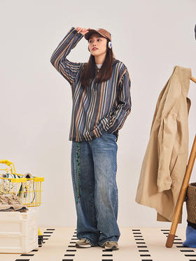 OADB/A14425A004/网格罩衫外套