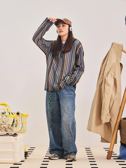 OADB/A14425A004/网格罩衫外套 商品图0