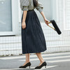 馥迦静奢风重工细褶丝绒半裙 商品缩略图2