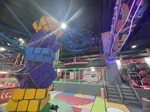 【弹力梦工厂运动公园】双节嘉年华，有效期至12月底，不用可退，快屯起来！全场通玩+VR59.9元。网红秋千、蜘蛛塔、蹦床、淘气堡、高空拓展、360°环形自行车、卡丁车、魔方攀岩等数十种娱乐项目畅玩 商品图7