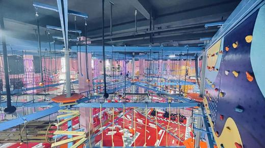 【弹力梦工厂运动公园】双节嘉年华，有效期至12月底，不用可退，快屯起来！全场通玩+VR59.9元。网红秋千、蜘蛛塔、蹦床、淘气堡、高空拓展、360°环形自行车、卡丁车、魔方攀岩等数十种娱乐项目畅玩 商品图10