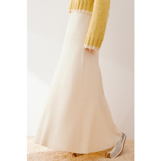 【严选】诗凡黎秋高腰修身半身裙SE9340431 商品图4