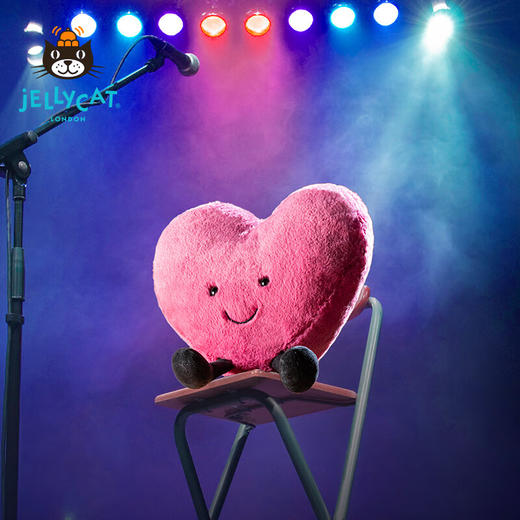 Jellycat 趣味桃红色爱心 11cm 商品图5