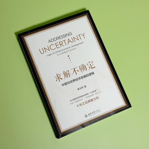 求解不确定：中国与世界经济发展的逻辑 章玉贵 著 北京大学出版社 商品图3