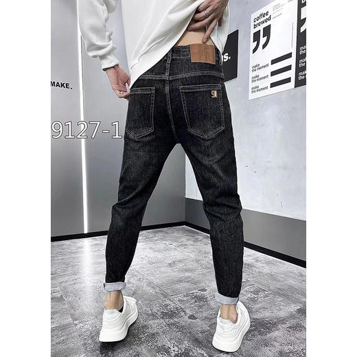 时尚休闲牛仔男长裤HZJ   FLW-3HA7FS9127【9127-1】 商品图2