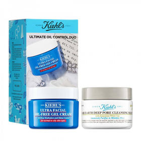 【保税仓-包税】Kiehl's科颜氏 护肤体验套装 （高保湿果冻面霜28ml+白泥面膜28ml）效期（24年7月/12月）