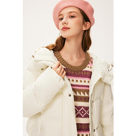 【严选】诗凡黎冬基础版短款通勤百搭羽绒服7E9380351 商品图3