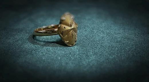 青铜鎏金戒指 商品图0