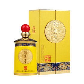 贵州钓鱼台国宾乾隆御笔万象53度酱香型白酒500ml单瓶礼盒装收藏