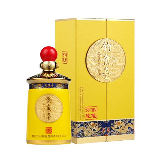 贵州钓鱼台国宾乾隆御笔万象53度酱香型白酒500ml单瓶礼盒装收藏 商品图0
