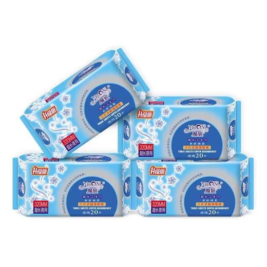 魔妮绵柔超长夜用卫生巾【MN722/20片】 商品图5