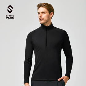 SANFO PLUS男款微绒保暖轻量舒适长袖套头衫SANFO PLUS 19072