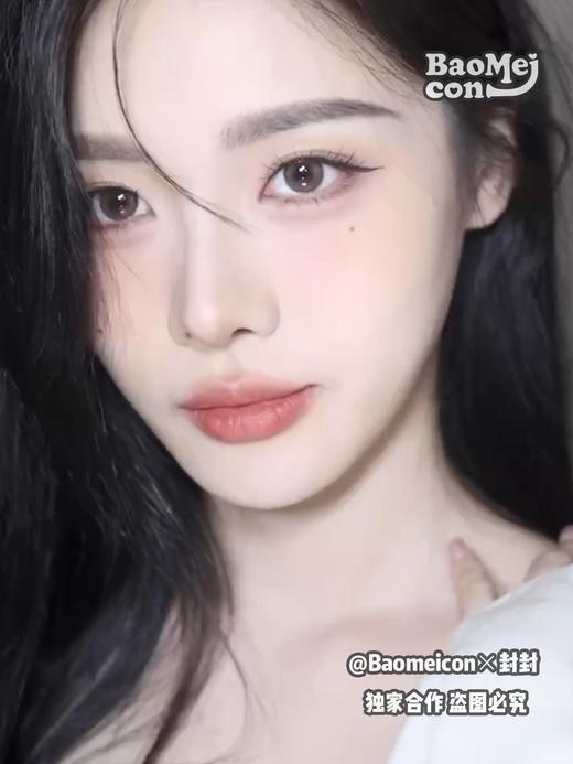 BAOMEICON·年抛   清纯柔粉  14.0  <封封同款> 很适合淡颜的温柔开学妆容！初秋的暖调柔粉色，太有少女感了！！韩产0-800度<一副两片> 商品图4