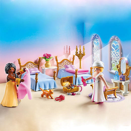 德国 playmobil 摩比 公主城堡系列 皇家卧室-PM70453 商品图1