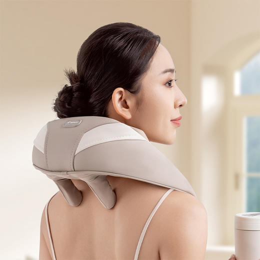 麦瑞克颈椎按摩器按摩披肩肩颈按摩器揉捏斜方肌腿腰背颈部热敷按摩仪 送父母长辈爱人节日礼物 仿生揉捏丨肩颈按摩 商品图0