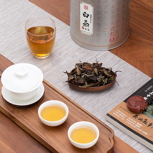 陈语丨贡眉 福鼎白茶 散茶 2017年 一级 200g 配手提袋 新旧包装随机发货 商品图5
