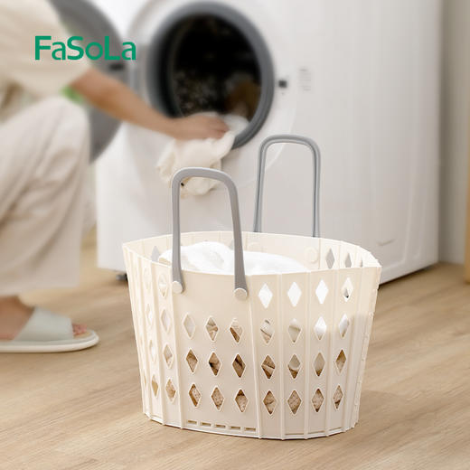 FaSoLa脏衣篓卫生间脏衣服收纳筐家用可折叠洗衣篮杂物整理收纳筐 商品图7