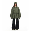 NUTH“雨伞”｜百搭通勤军绿色大廓形设计感棉服宽松夹棉厚外套女 商品缩略图3